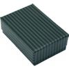 100 Black Stripe Cotton Filled Jewelry Gift Box 1 7/8" view 4