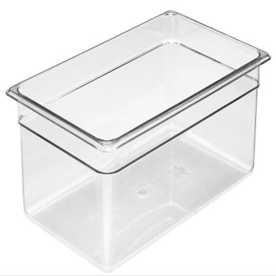 Cambro Camwear 16CW135 Food Pan, 1/1 by 6-Inch, Clear, 1/1 by 6"