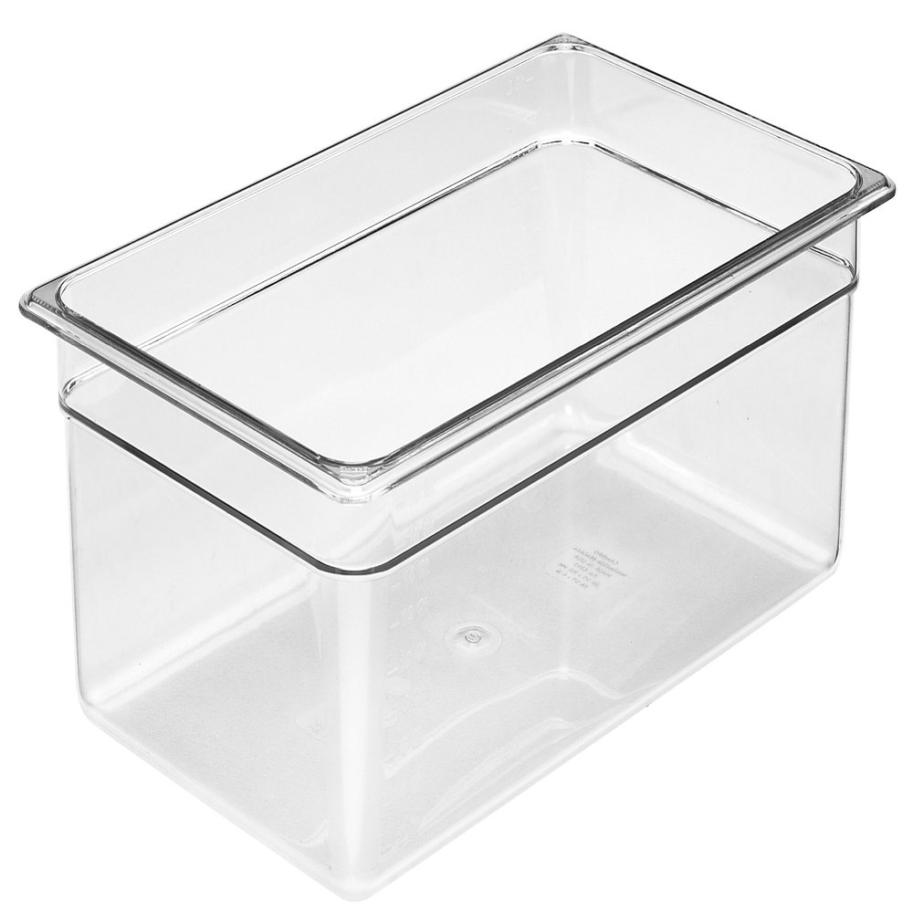 Cambro Camwear 16CW135 Food Pan, 1/1 by 6-Inch, Clear, 1/1 by 6"