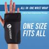 ActiveWrap Wrist Ice Pack Wrap  PT-Designed Gel Ice Packs for Hand & Wrist Pain, Adjustable Compression & Reusable Support, Cold Wrap for Carpal Tunnel, Swelling, and Sprains view 2