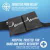 ActiveWrap Wrist Ice Pack Wrap  PT-Designed Gel Ice Packs for Hand & Wrist Pain, Adjustable Compression & Reusable Support, Cold Wrap for Carpal Tunnel, Swelling, and Sprains view 3