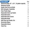 First Aid Only 214-U/FAO OSHA Compliant Body Fluid Clean Up Kit, Blood Borne Pathogen Clean Up Kit in Plastic Case, 23 Pieces view 2