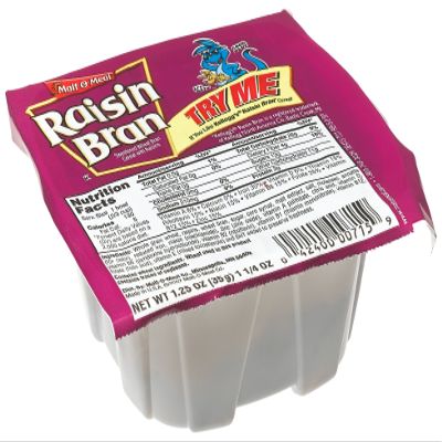 Malt-O-Meal Raisin Bran Cereal, 1.25-Ounce Bowls (Pack of 96)