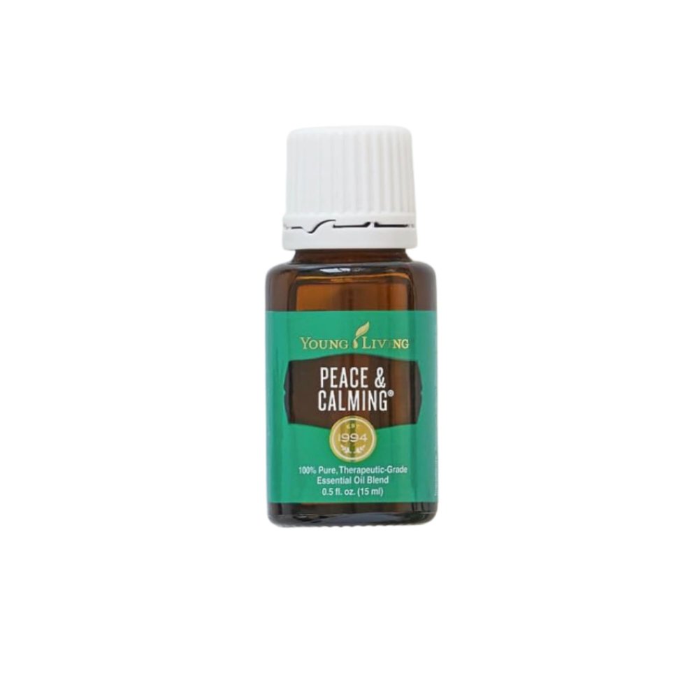 Young Living Peace & Calming Essential Oil 15ml - Pure & Tranquil Aromatherapy - Relax, Unwind, and Find Inner Peace - Topical & Aromatic - Blue Tansy, Orange, Tangerine, Patchouli, and Ylang Ylang