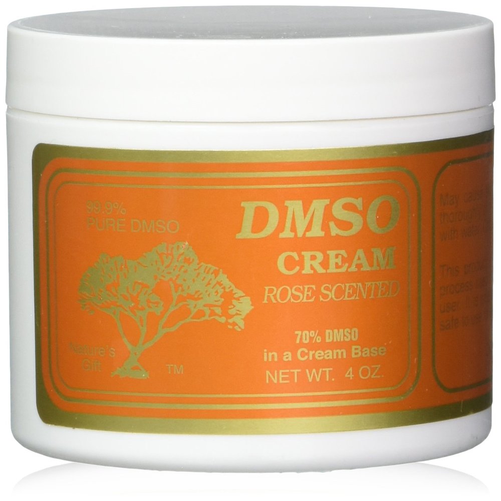 DMSO Cream Rose Scented, White