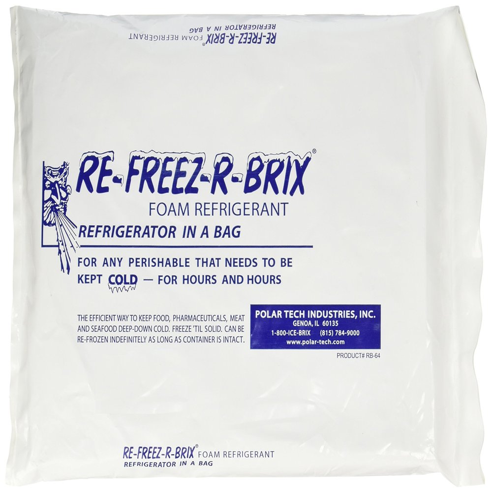 11 1/4 x 9 1/4 x 1" Re-Freez-R-Brix Cold Bricks