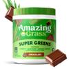 Amazing Grass Greens Superfood Powder: Greens Powder with Digestive Enzymes & Probiotics, Organic Spirulina, Chlorella, and Beet Root Powder, Chocolate, 30 Servings view 2