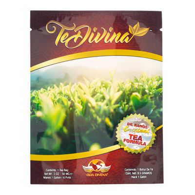 TeDivina, Plant-Based Cleansing Formula, Caffeine-Free Wellness Drink with 12 Blended Ingredients, Colon Support, Original Flavor, 0.3oz (Pack of 1)