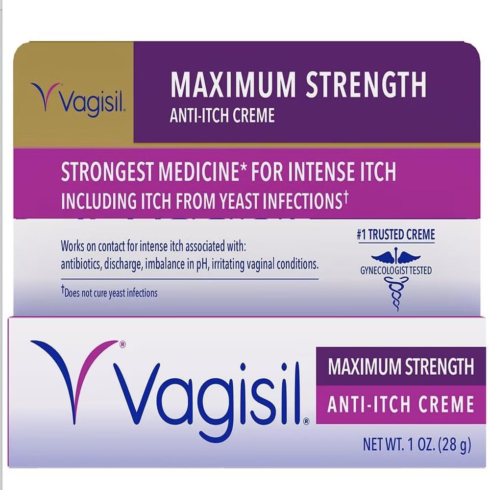 Vagisil Anti-Itch Crme, Maximum Strength, 1 Ounce