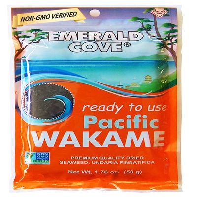 Emerald Cove Silver Grade Wakame (Dried Seaweed), 1.76-Ounce Bags (Pack of 6)
