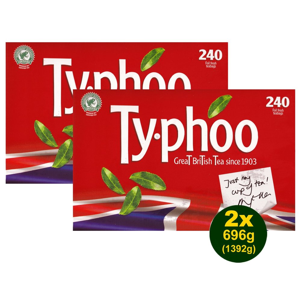 Typhoo Tea Bags (240) - Pack of 2