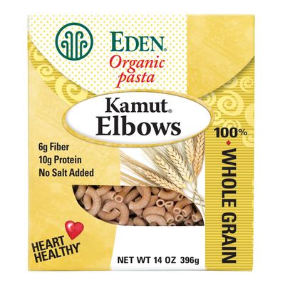 Eden Organic Kamut Elbows, 100% Whole Grain, 14-Ounce Boxes (Pack of 6)