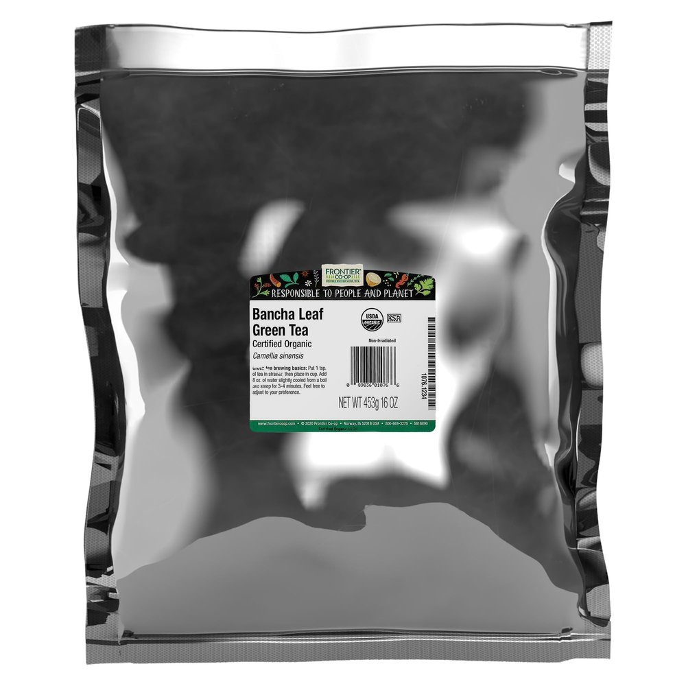Frontier Herb Tea Lse Bancha Leaf, 16 oz