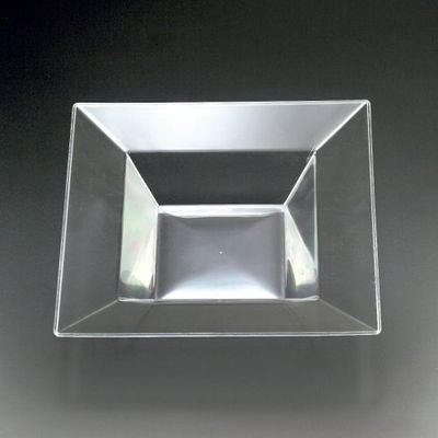12 OZ. RESPOSABLE ELEGANT CLEAR SQUARE BOWL 12/10 120CS