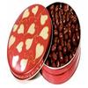 DiabeticFriendly 6 Inch Heart Design Tin Filled with 14 oz Sugar Free Milk Chocolate Covered Raisins view 1
