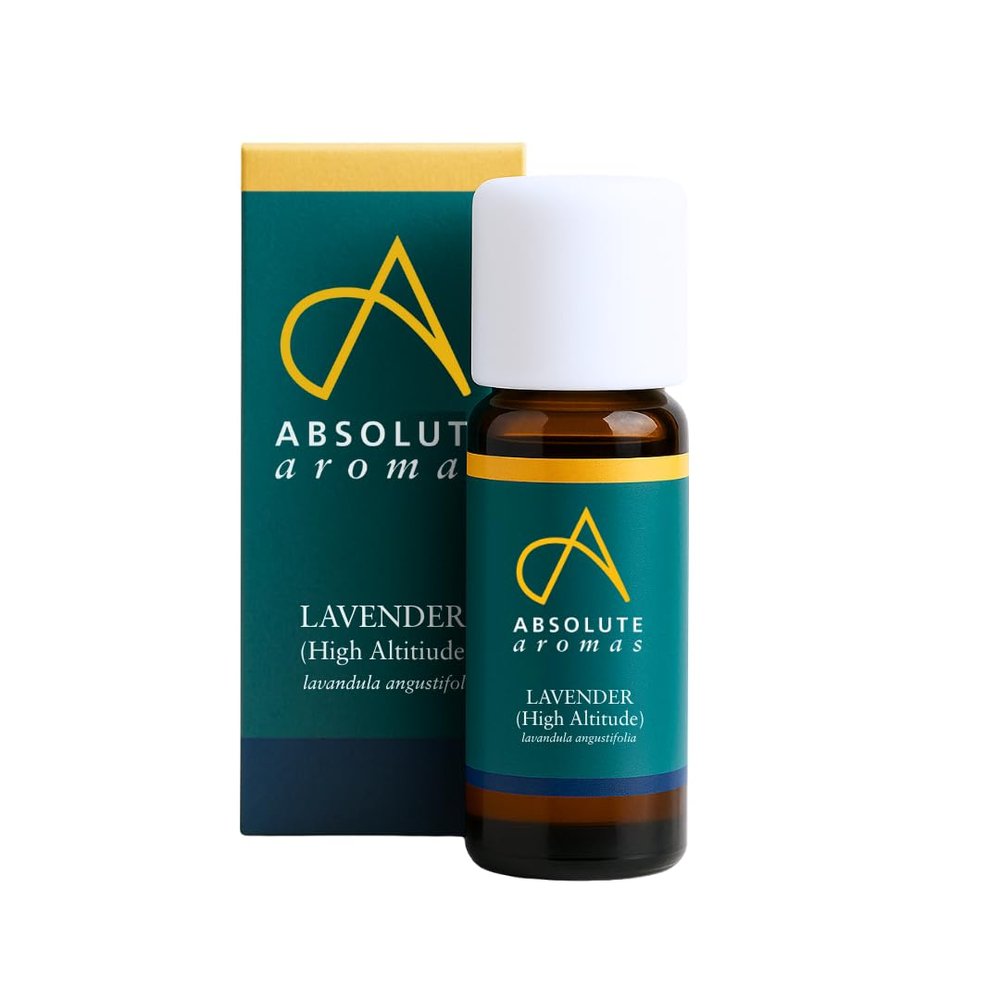 Absolute Aromas High Altitude Lavender lavandula angustifolia Essential Oil 100 Pure Natural Vegan Undiluted and CrueltyFree for use in Diffusers Oil Burners and Aromatherapy Blends, 10 Millilitre