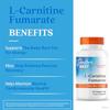 Doctors BEST L-Carnitine Fumarate from Biosint, Helps Burn Body Fat, Non-GMO, Gluten Free, Soy Free, Vegan 180 Veggie Caps view 3