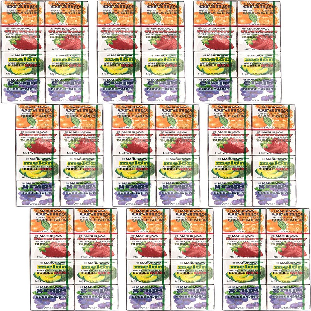 Marukawa 8 Pack Bubble Gum 1.52oz (9 Pack)