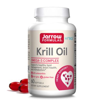Jarrow Krill Oil, Phospholipid Omega-3 with Astaxanthin, 60 Softgels