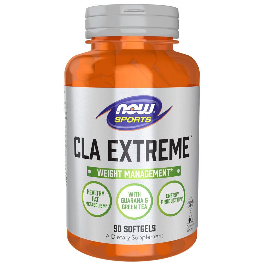 NOW Sports, CLA Extreme With Guarana & Green Tea, 90 Softgels
