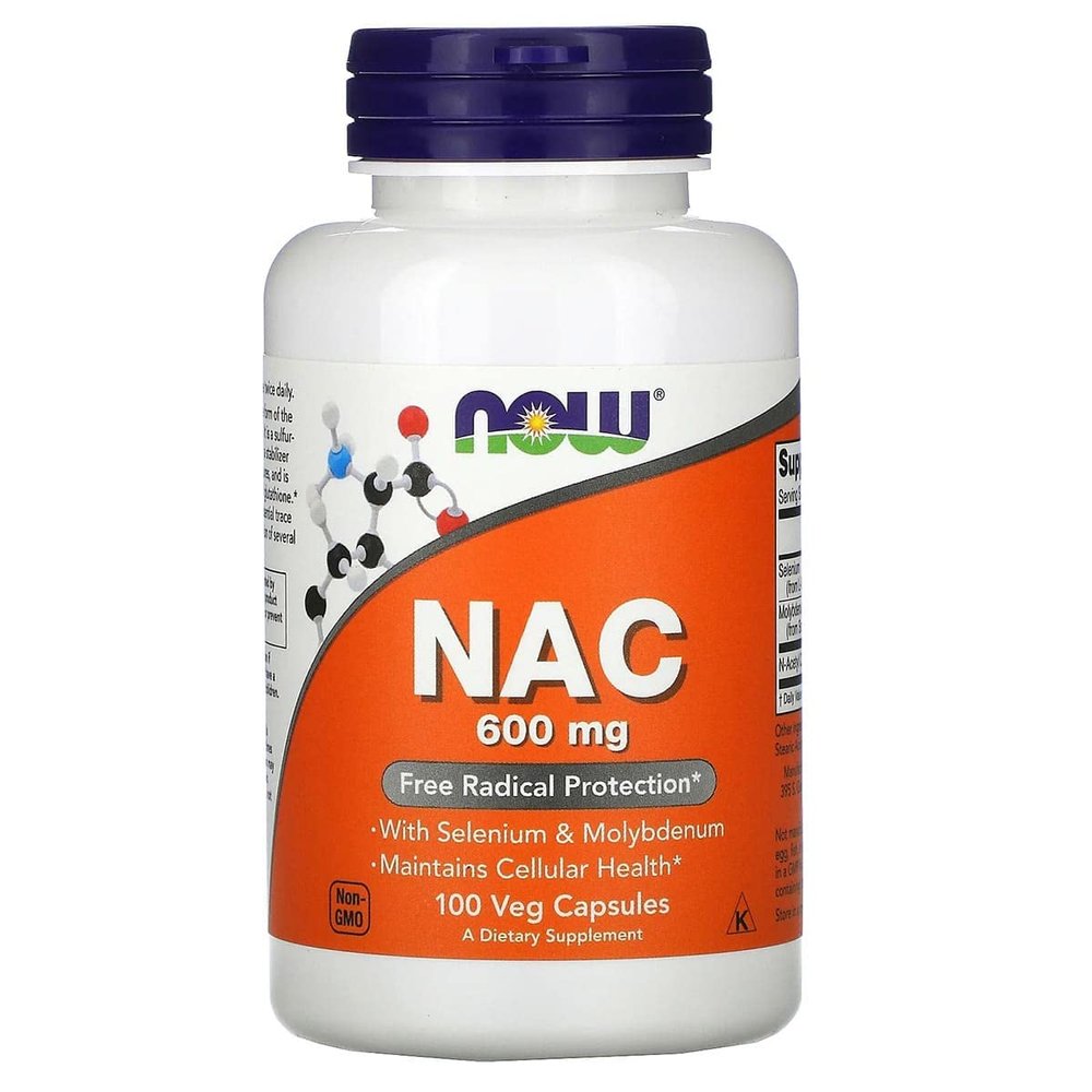 NOW Foods, Nac 600mg, 100 Capsules