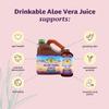 Lily of the Desert Aloe Vera Juice, Whole Leaf Filtered, Organic & Preservative Free  Natural Vitamins, Digestive Enzymes for Gut Health, Glowing Skin & Wellness, 16 Fl Oz view 3