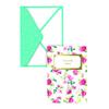 Graphique Pretty Floral Boxed Notecards, 16 Colorful Floral "Thank You" Message Cards, Embossed and Embellished Gold Foil Notecards with Matching Envelopes and Storage Box, 3.25" x 4.75" view 3