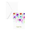 Graphique Hanging Flowers Boxed Notecards, 16 Colorful Watercolor Floral "Thank You" Message Cards, Embellished Gold Foil Notecards with Matching Envelopes and Storage Box, 3.25" x 4.75" view 2