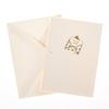 Graphique Just a Note La Petite Presse Boxed Notecards, 10 Embellished Gold Foil Blank"Thank You" Cards with Matching Envelopes and Storage Box, 3.25" x 4.75" view 2