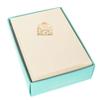 Graphique Just a Note La Petite Presse Boxed Notecards, 10 Embellished Gold Foil Blank"Thank You" Cards with Matching Envelopes and Storage Box, 3.25" x 4.75" view 3