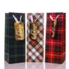 Graphique Plaid Holiday, Tall and Slim Bag for Parties, Wine view 1
