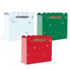 Graphique Plaid Holiday Gift Bags (Set of 3)  Tall and Slim Bags Measuring 4.5" x 4.5" x 13  Perfect for Wrapping Wine, Liquor, or Other Gifts view 1