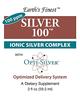 Silver 100 Ionic Silver Complex with Opti-Silver Optimized Delivery System for Immune Support - 100 ppm, 2oz (59.2mL) - Dropper view 2