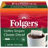 Folgers Coffee Singles Classic Decaf Medium Roast Coffee, 19 Single Serve Coffee Bags view 1