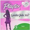 Playtex Tampons with Comfortable Plastic Applicator, Super Absorbency, Deodorant, 36 ct view 1