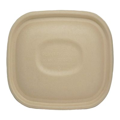 100% Compostable Unbleached Plant Fiber to Go Boxes, 32 oz, 8.8" x 6.8" x 2.25" (Pack of 400)