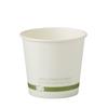100% Compostable Paper Cups by World Centric, Made from FSC Certfied Paper, Plant Based Bio Lining, for Hot Drinks, White, 4 oz (Pack of 1000) view 1