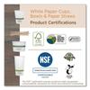 100% Compostable Cups by World Centric, Double Wall Hot Paper Cups, 8 oz, White (Pack of 1000) view 3