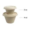 100% Compostable Portion Cups by World Centric, Made from Unbleached Plant Fiber, Souffle/Portion Cups, 2 oz (Pack of 2000) view 2