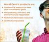 100% Compostable Napkins by World Centric, Unbleached 2-Ply Dinner Napkins, 15" x 16", 3,000 Napkins, (20 Packs of 150) (NP-SC-DN) view 2