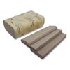 100% Compostable Towels by World Centric, Made from Post Consumer Recycled Paper Unbleached, Multifold Towels, 1-ply (16 Packs of 250) view 1