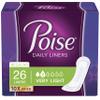 Poise Incontinence Panty Liners, Very Light Absorbency, Regular Length (26 Count) view 1