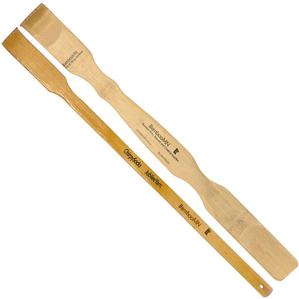 17.5" Combination Bamboo Back Scratcher Shoe Horn Backscratcher Shoehorn