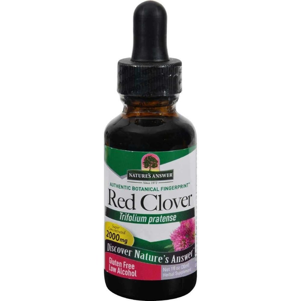 Nature's Answer Red Clover Flowering Tops, 1-Fluid Ounces