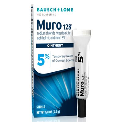 Muro 128 5% Sodium Chloride Hypertonicity Ophthalmic Ointment, 0.125 Oz (3.5 g)
