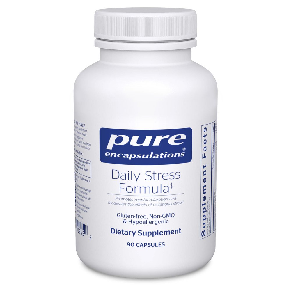 Pure Encapsulations Daily Stress Formula | Promotes Relaxation and Moderates The Effects of Occasional Stress*| 90 Capsules