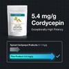 Addictive Wellness Cordyceps Militaris  5.4 mg/g Cordycepin  High Potency Mushroom Powder  Energy & Endurance Support  Grown in Canada, Tested in USA view 4