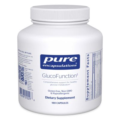 Pure Encapsulations GlucoFunction | Comprehensive Support for Healthy Carbohydrate Metabolism | 180 Capsules