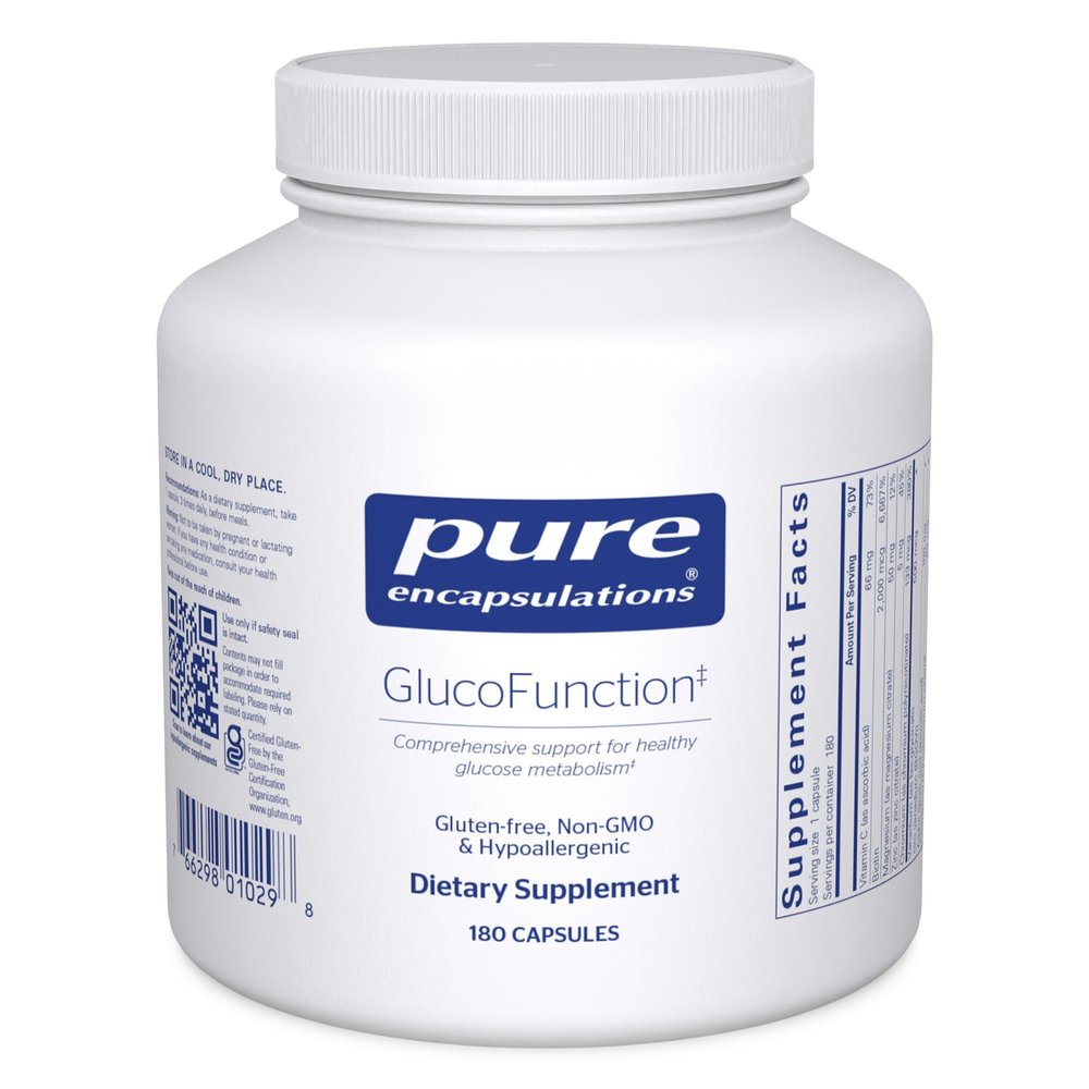 Pure Encapsulations GlucoFunction | Comprehensive Support for Healthy Carbohydrate Metabolism | 180 Capsules