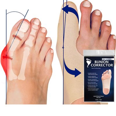 Bunion Corrector for Women Big Toe Straightener. Ultra-Thin Bunion Brace. Shoe Friendly Sock for Bunions Correction. All Shoe Types. Hallux Valgus Relief for Improved Toe Alignment. Med-Right